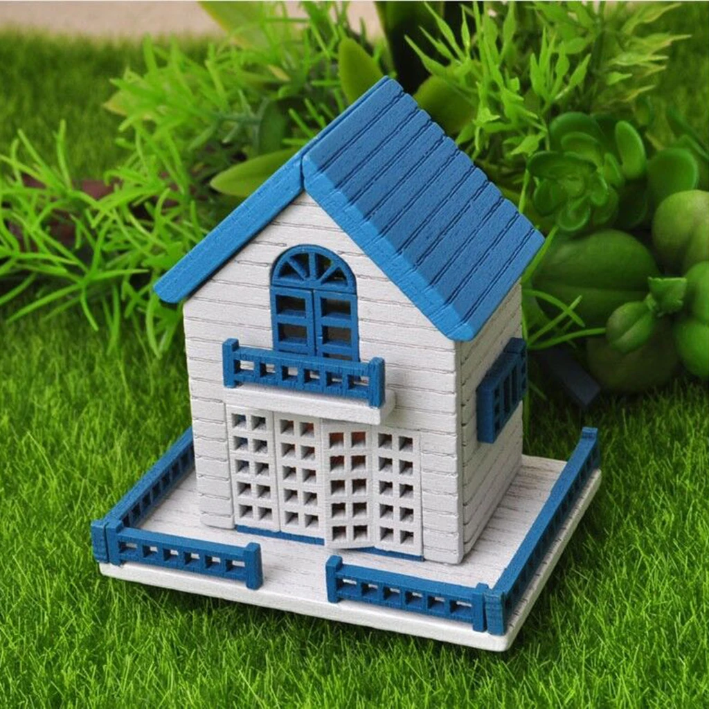 

1:12 весы кукольный домик DIY Кукольный дом наборы двойной чердак сборочный дом Сказочный домик для кукол подарки для детей