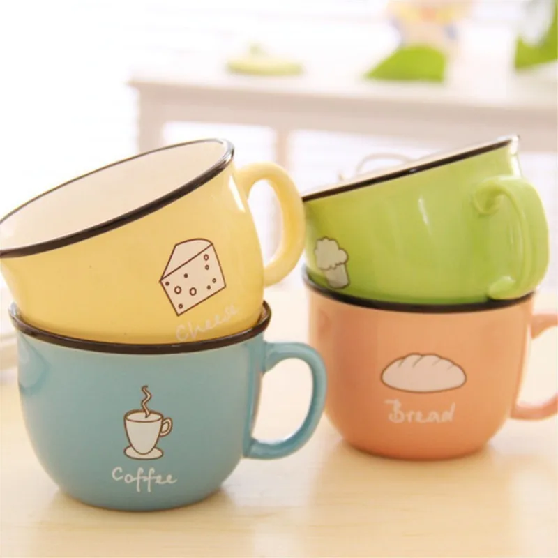 2018 Новый Керамическая Кружка Симпатичные Кубок Мультфильм Drinkware японский