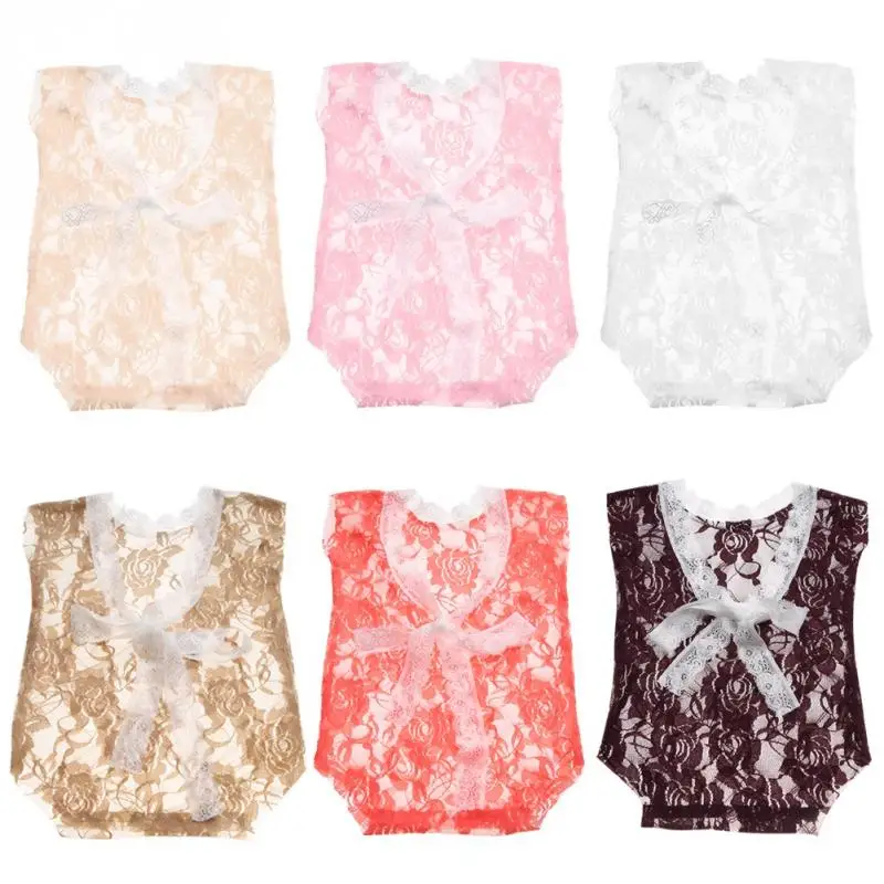 Комбинезон для новорожденных девочек кружевной комбинезон с открытой спиной