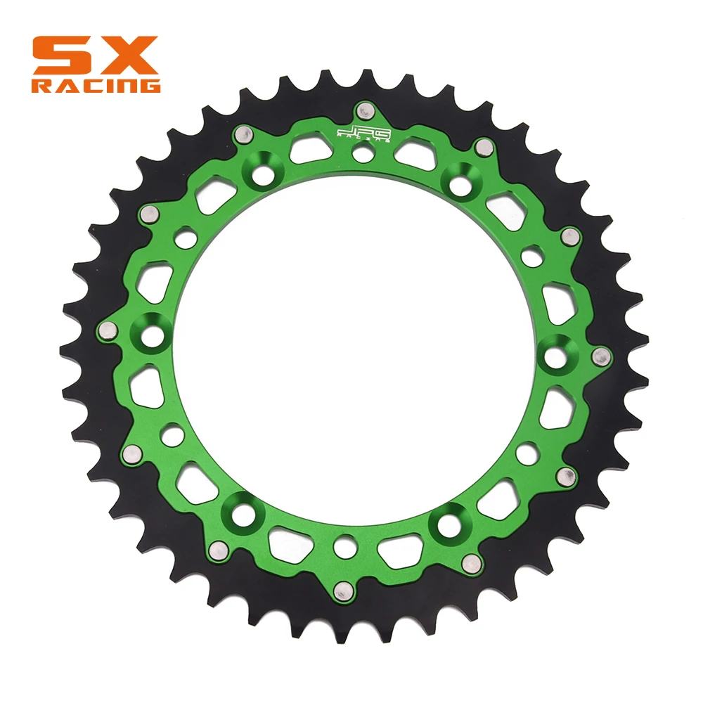 Мотоциклетная Задняя звездочка для KAWASAKI KDX KLX KX 125 200 250 500 650 KDX220R KX250F KX450F 42T 48T 49T 50T