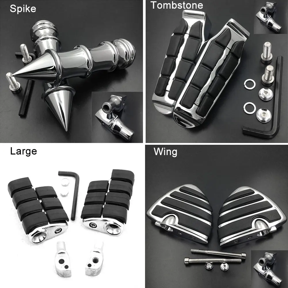 Колышки для крыльев Задние подножки подходят 1998 2009 08 Suzuki Intruder VL 1500 LC vl1500