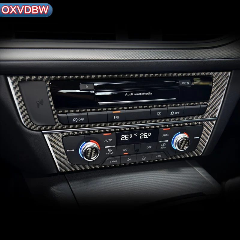 Аксессуары для Audi A6 C7 внутренняя отделка из углеродного волокна кондиционер CD