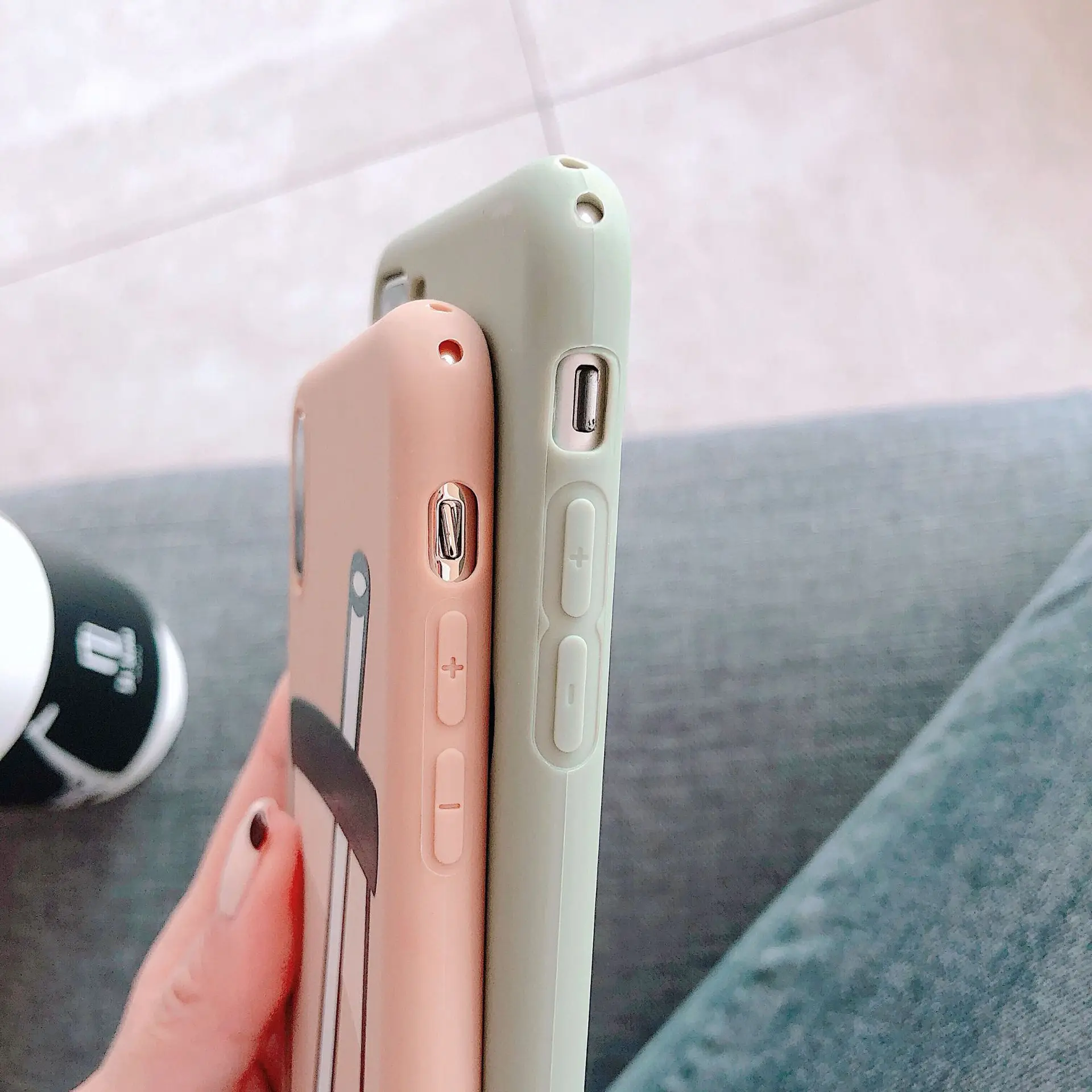 Милый чехол для телефона в Корейском стиле с рисунком молочного чая iPhone X Xs XR XSmax 7
