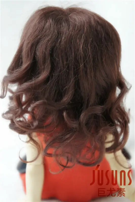 

D20313 1/6 YOSD Pretty curly bjd mohair doll wigs size 6-7inch Princess Long curly bjd wig