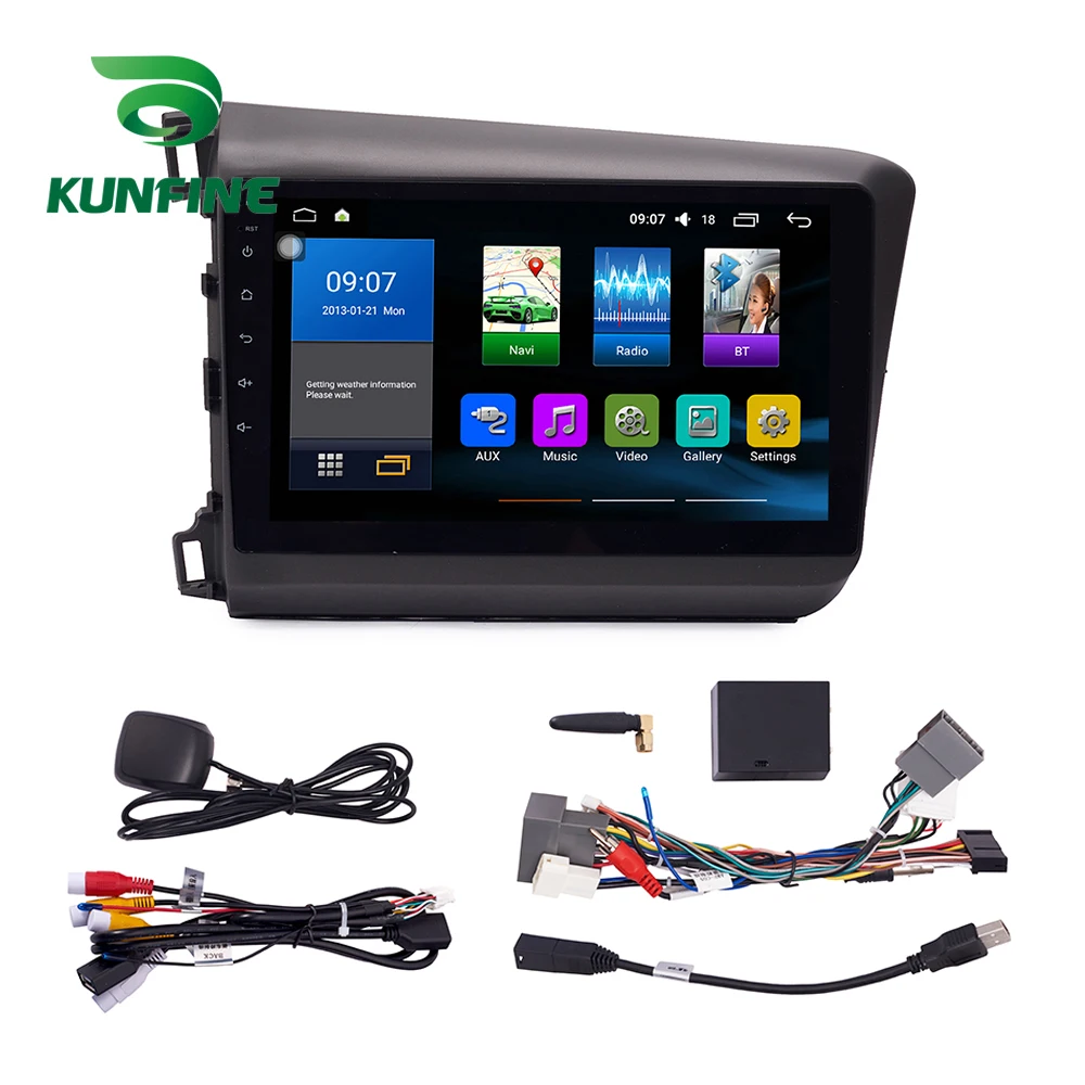 Восьмиядерный 1024*600 Android 8 1 автомобильный DVD GPS навигационный плеер Deckless стерео для