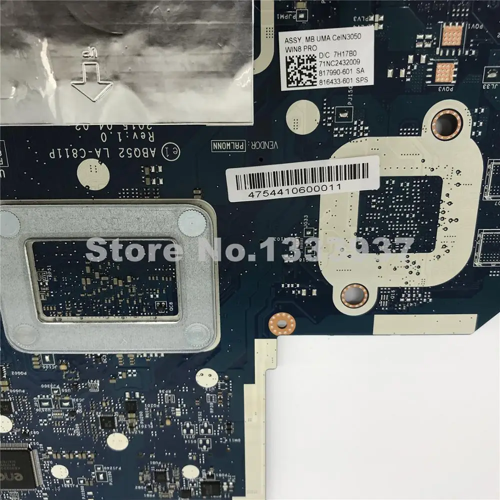 817990-601 816433-601 для HP ProBook 15-AC 250 G4 материнская плата ноутбука N3050 SR29H ABQ52 LA-C811P 817990-001