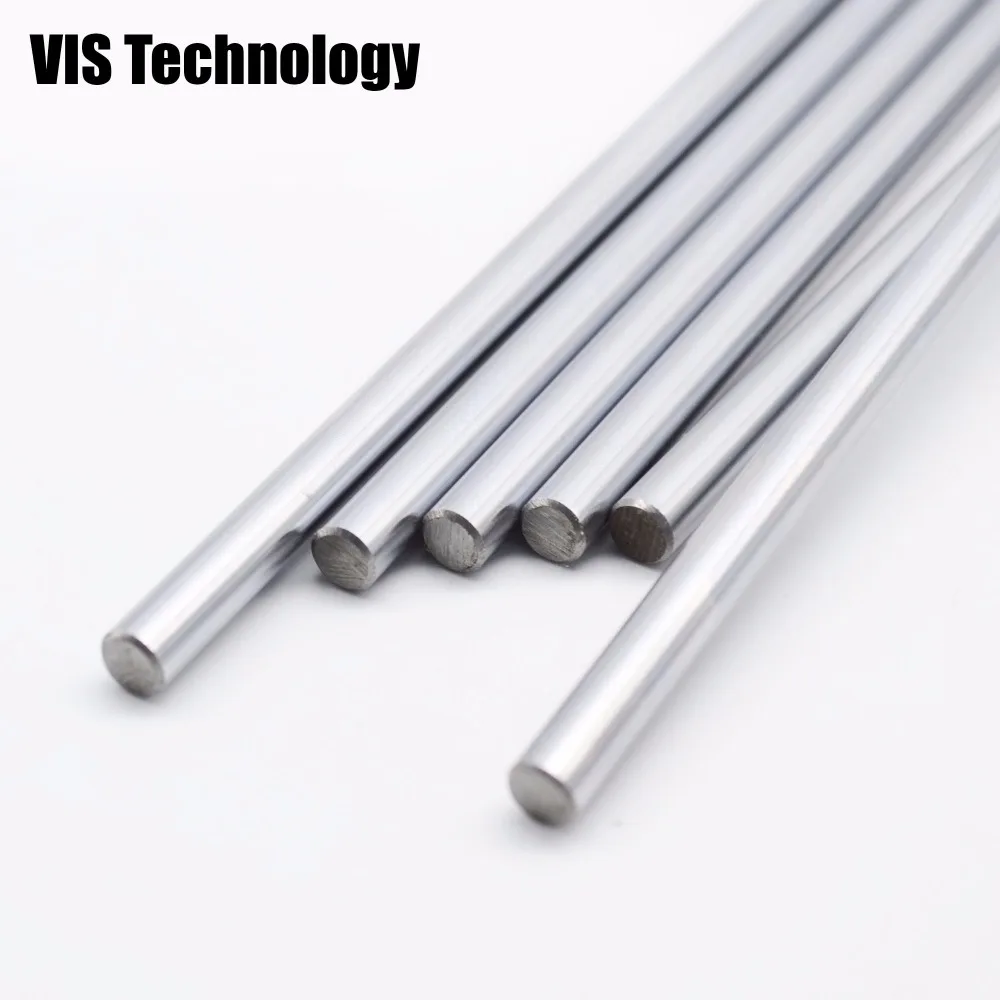 

1pc 3D Printer Smooth Rod OD8mm L100/200/25/285/300/320/337/348/350/370/375/400/500mm Linear Shaft Optical Axis Chrome Plated