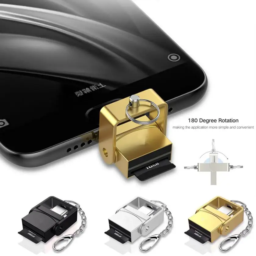 Bakeey type C штекер на OTG TF Micro SD карта Женский адаптер конвертер для телефона планшета