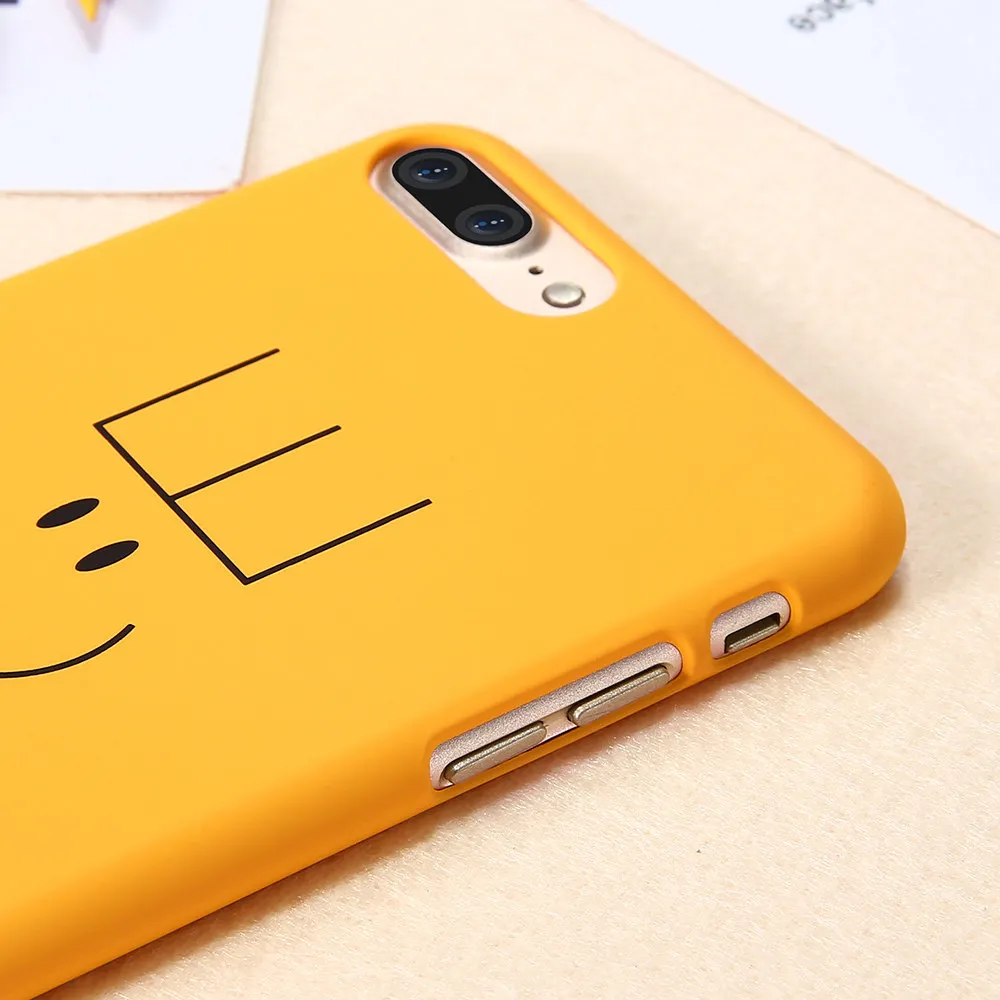 KISSCASE Cool Word Smiley PC Phone Shell For iPhone 6S 6 7 8 Plus Ultra Thin Patterned Case Cover Cases Capa |