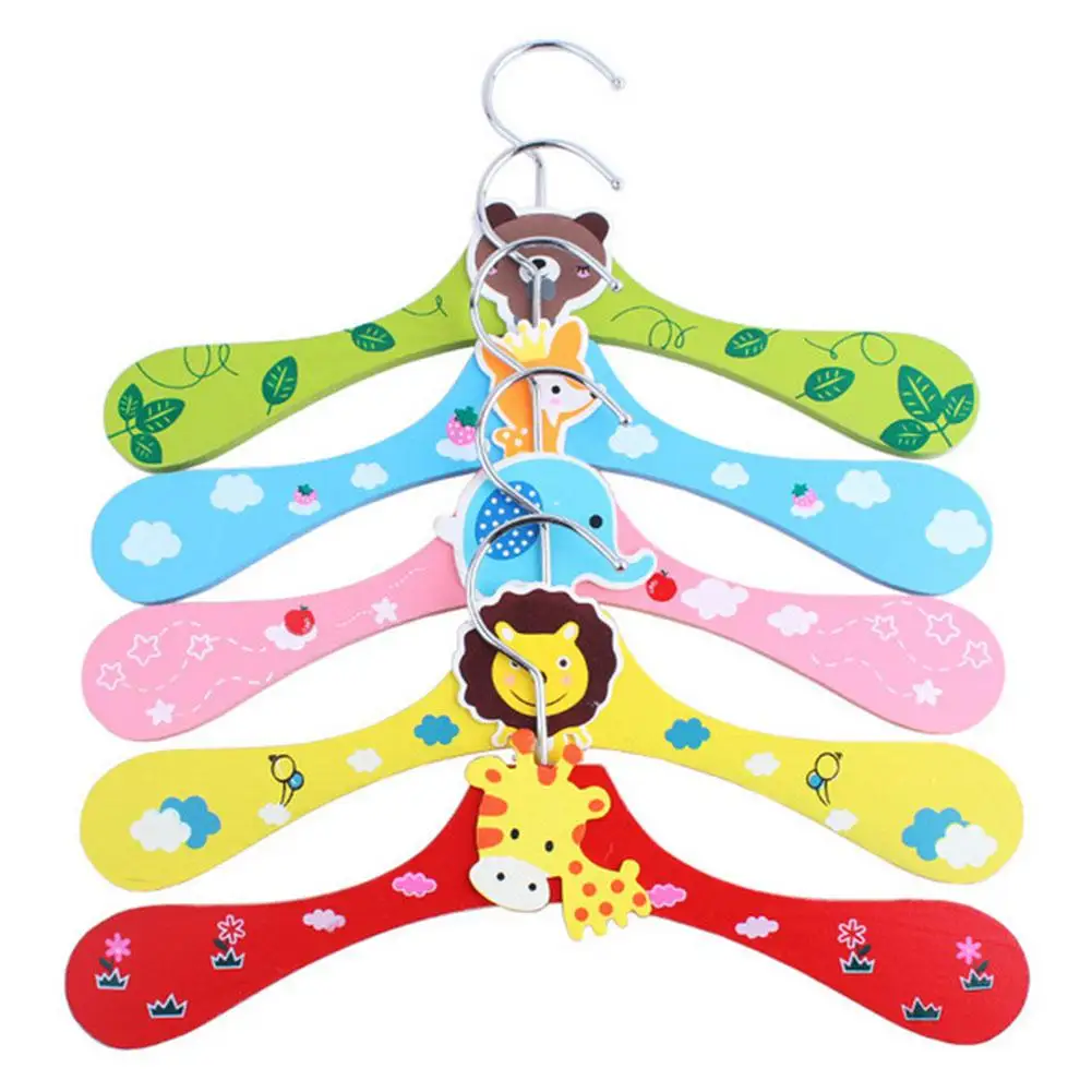 Adeeing деревянная мультяшная вешалка для одежды собак детей случайный цвет|Вешалки