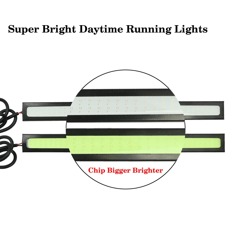 Дневные ходовые огни 17 см COB LED DRL Водонепроницаемые Универсальные Автомобильные