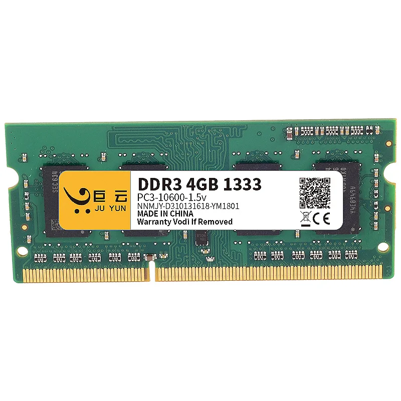 Ju Yun DDR3 4GB 1333 MHz RAM память ноутбука 1066 1600 ноутбук компьютер совместимый 2GB 8GB