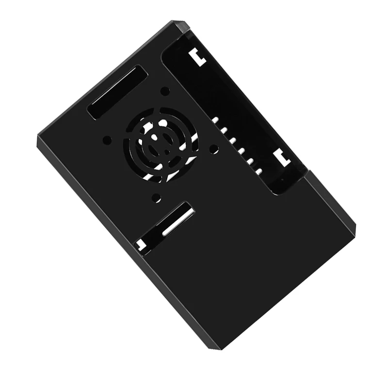 Защитный чехол Aokin для Raspberry ABS с охлаждающим вентилятором и радиатором 1 алюминий