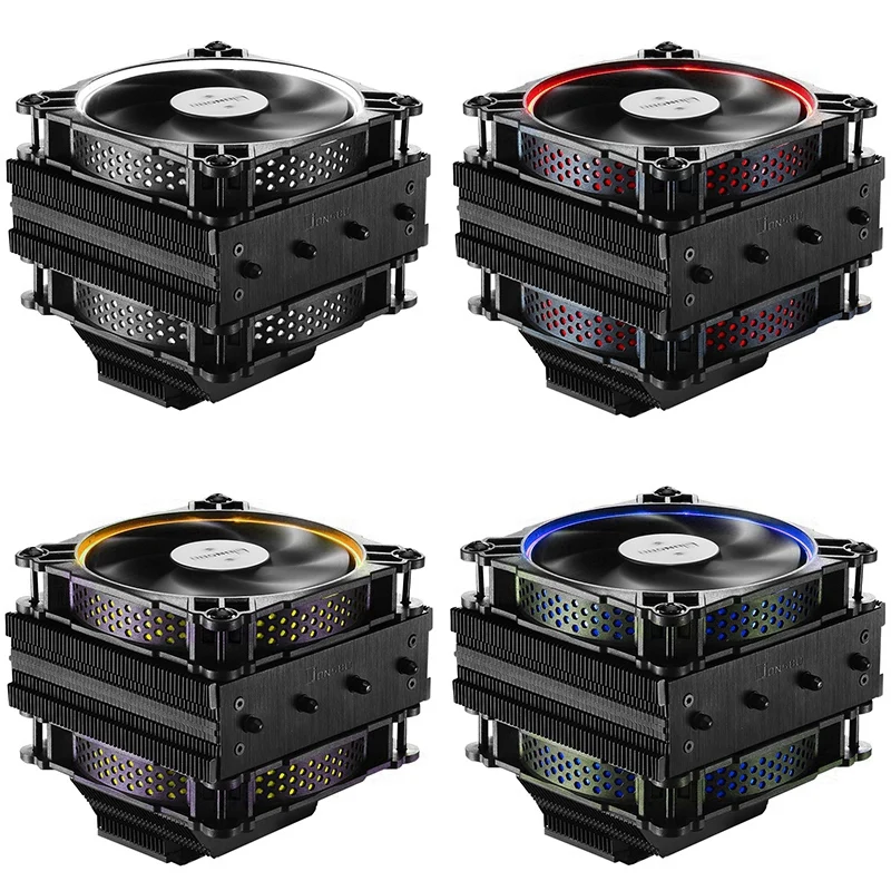Jonsbo Cr 301 6 тепловых труб вниз давление Rgb свет ЦП радиатор двойной 12 см бесшумные