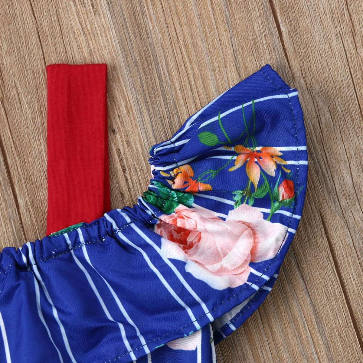 Новинка весны 2019 года комбинезон с цветочным принтом и лямками для новорожденных