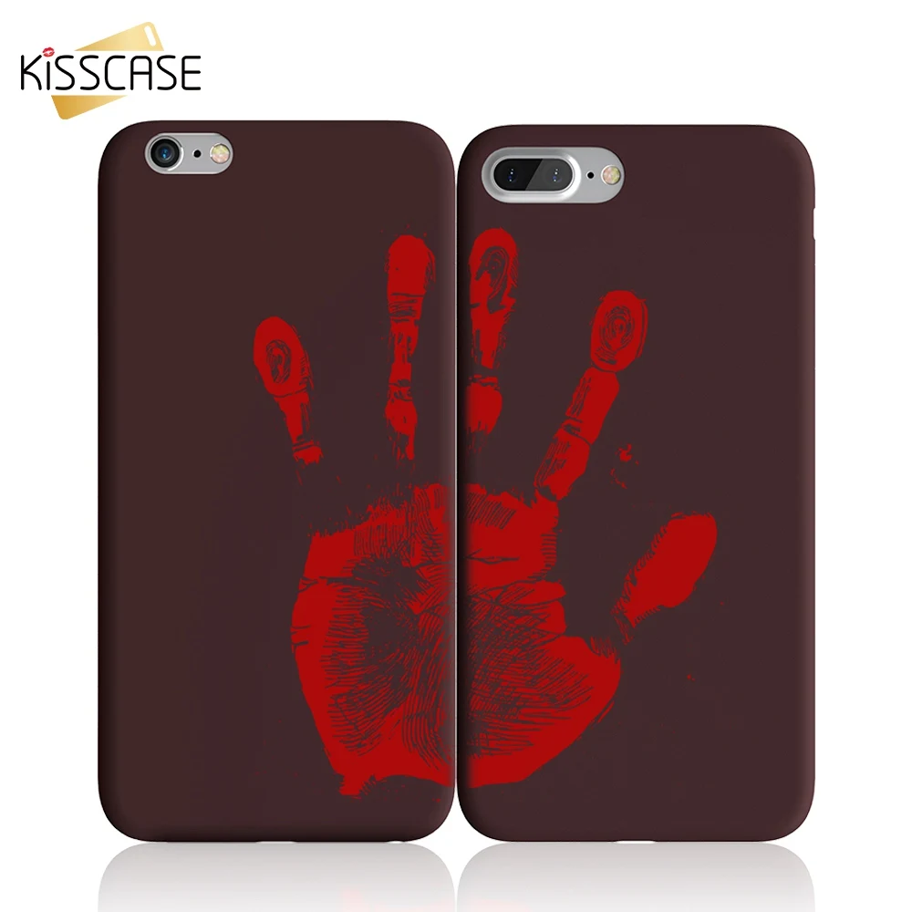 KISSCASE температурный чехол для iPhone 8 7 6 S Plus ультра тонкий телефон с тепловым