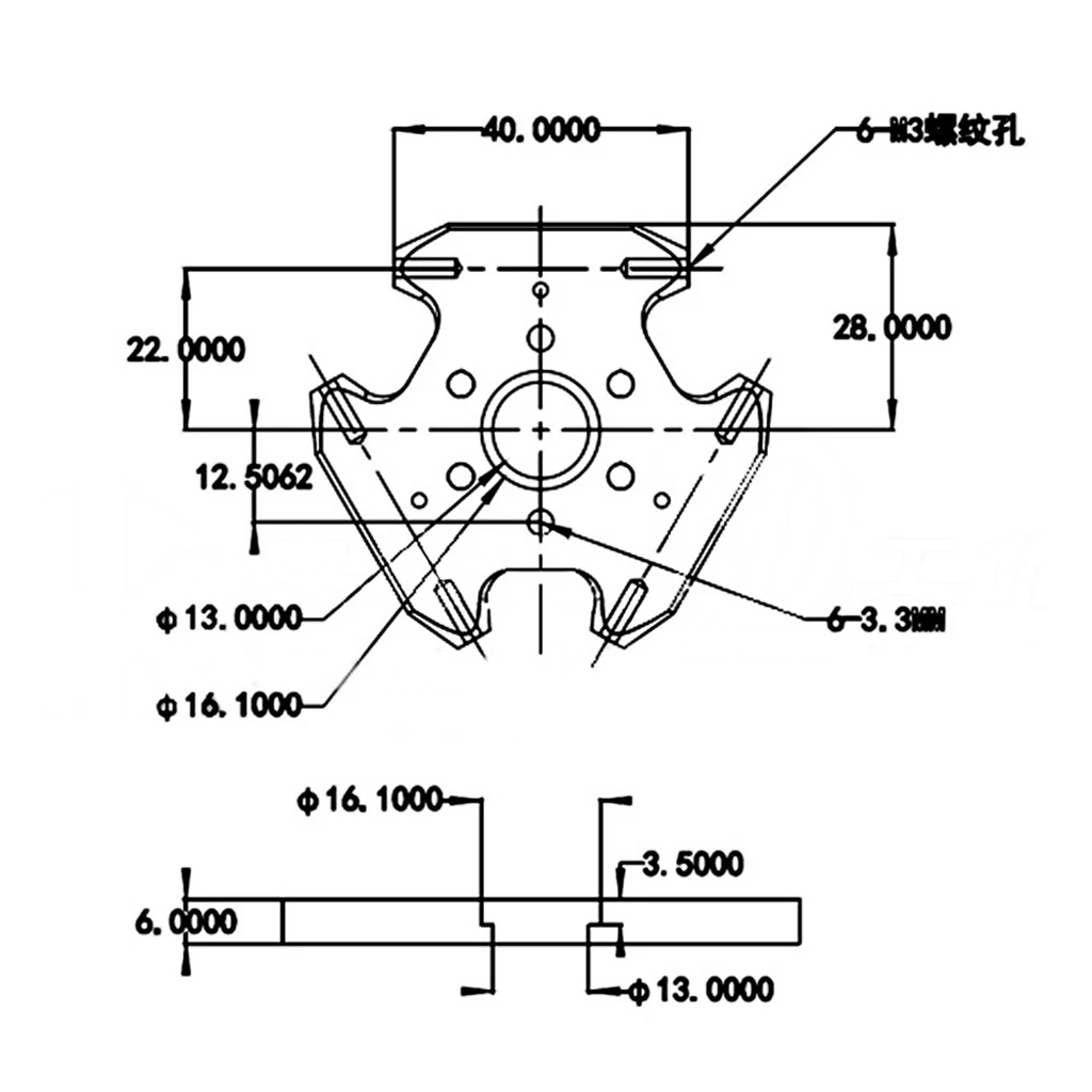 New 3D Printer Accessories Effector Hanging Station With Mounting Plate Aluminum Metal For V6 Aluminium Alloy Silver |