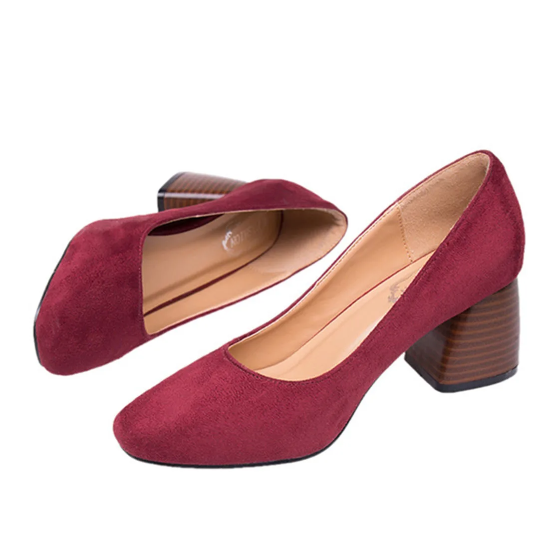 YJSFG/домашняя пикантная женская обувь Замшевые женские туфли лодочки на Высоком