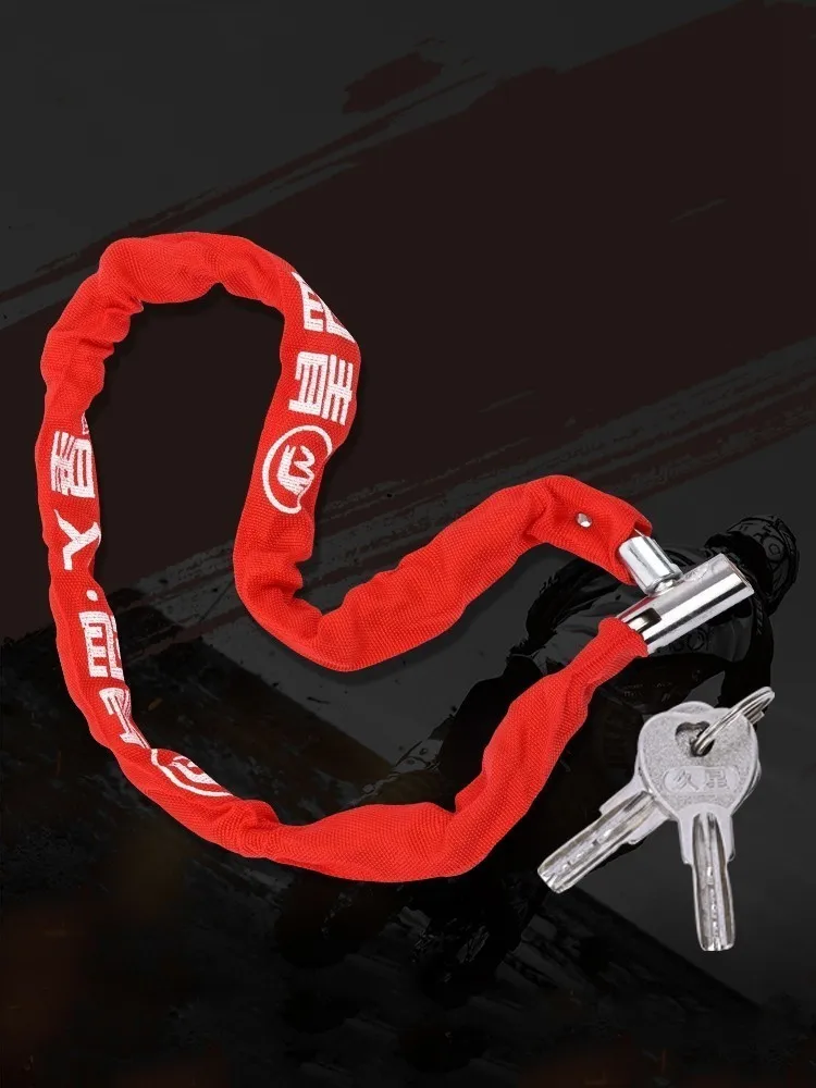 Bicycle Lock Motorcycle Anti-theft Chain Lengthen Door A Mountain Country Car Strip | Спорт и развлечения