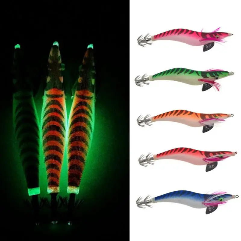 3D имитация креветки приманка Рыбная ловля приманки Моделирование кальмар крюк