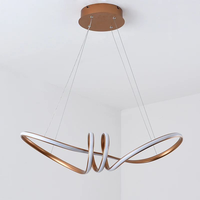 Минимализм подвесной светильник современный светодиодный для кровати столовой