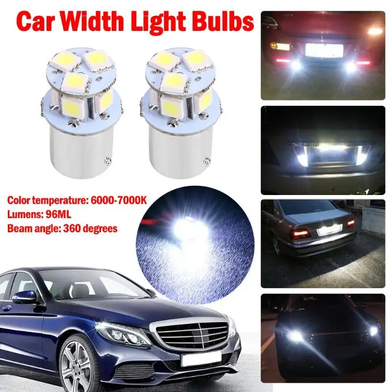 VODOOL 1 пара автомобильных огней DC 12V 1156 5050 8SMD 96LM Автомобильный светодиодный стоп