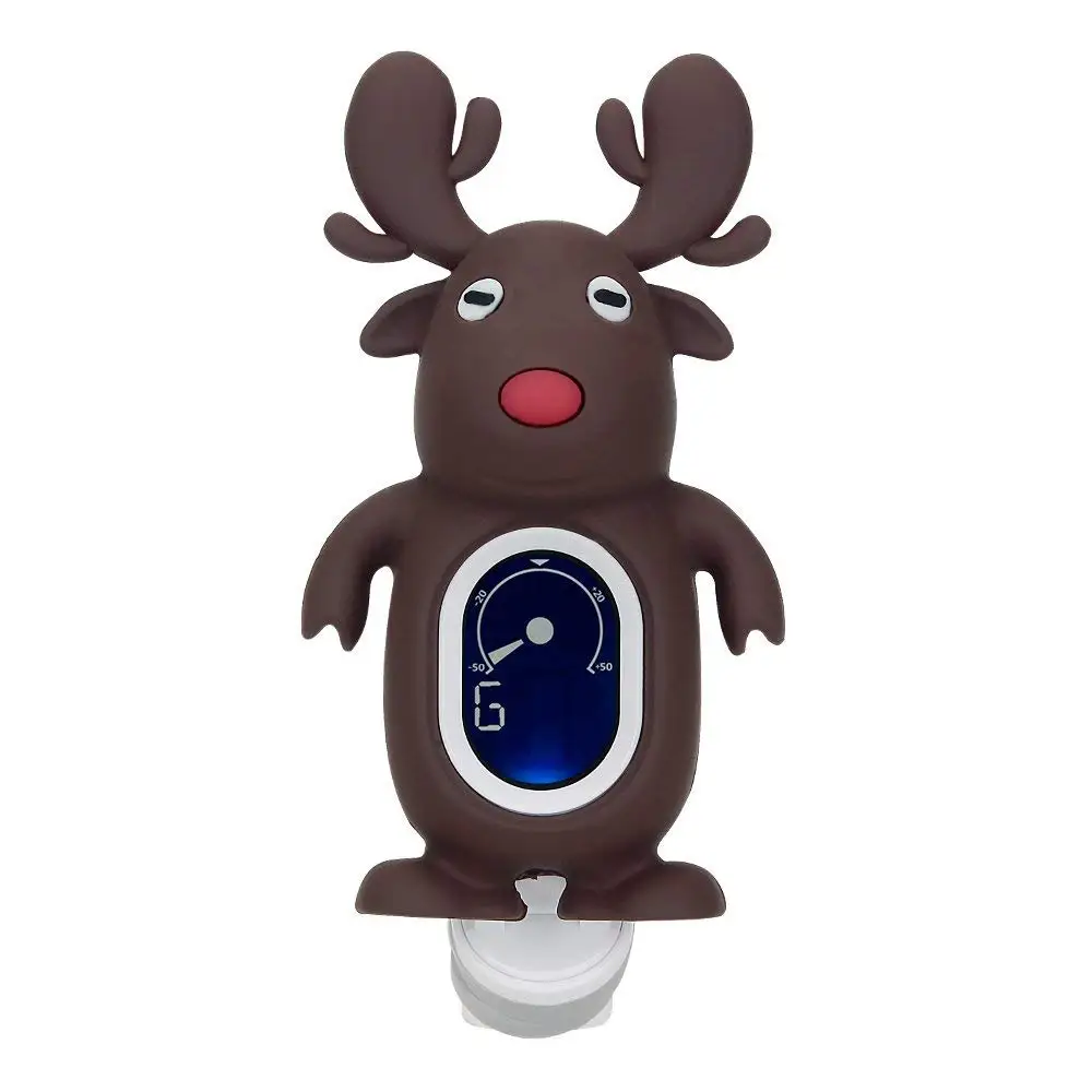BMDT Reindeer Cartoon Cute Ukulele Tuner LCD Electronic Vibration PiCkUp Sound|Детали и аксессуары для гитар| |