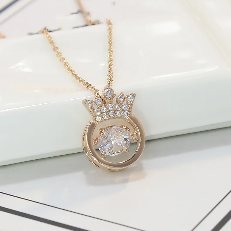 Новая Корейская версия 925 серебряных кристаллов из австрийского ожерелья-чокер