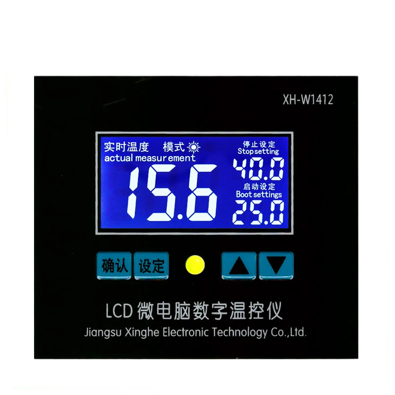 DC 12V AC 220 V 40c ~ + 110C LCD микрокомпьютер цифровой регулятор температуры термостат