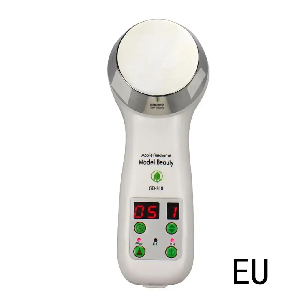 Ультразвуковой массаж для похудения Сжигание жира лица нежной кожи США Plug ЕС