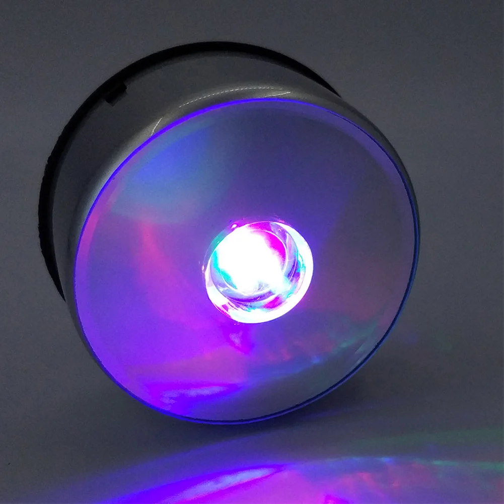 Светодиодный ночник с цветным 3d дисплеем уникальный вращающийся светильник