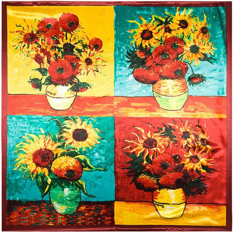 Женская повязка для волос в стиле ретро винтажная на голову Винсент Ван Гог