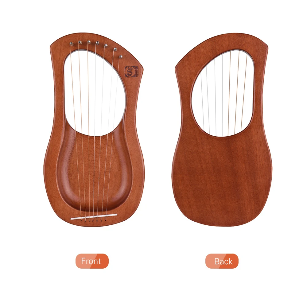 WH04/WH05/WH06 7 String деревянный Лира Арфы металлическими струнами из березы твердый