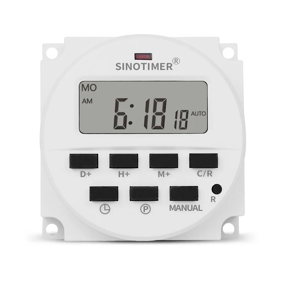 Sinotimer Tm618H 2 220 В 7 дней в неделю переменный ток цифровой переключатель времени