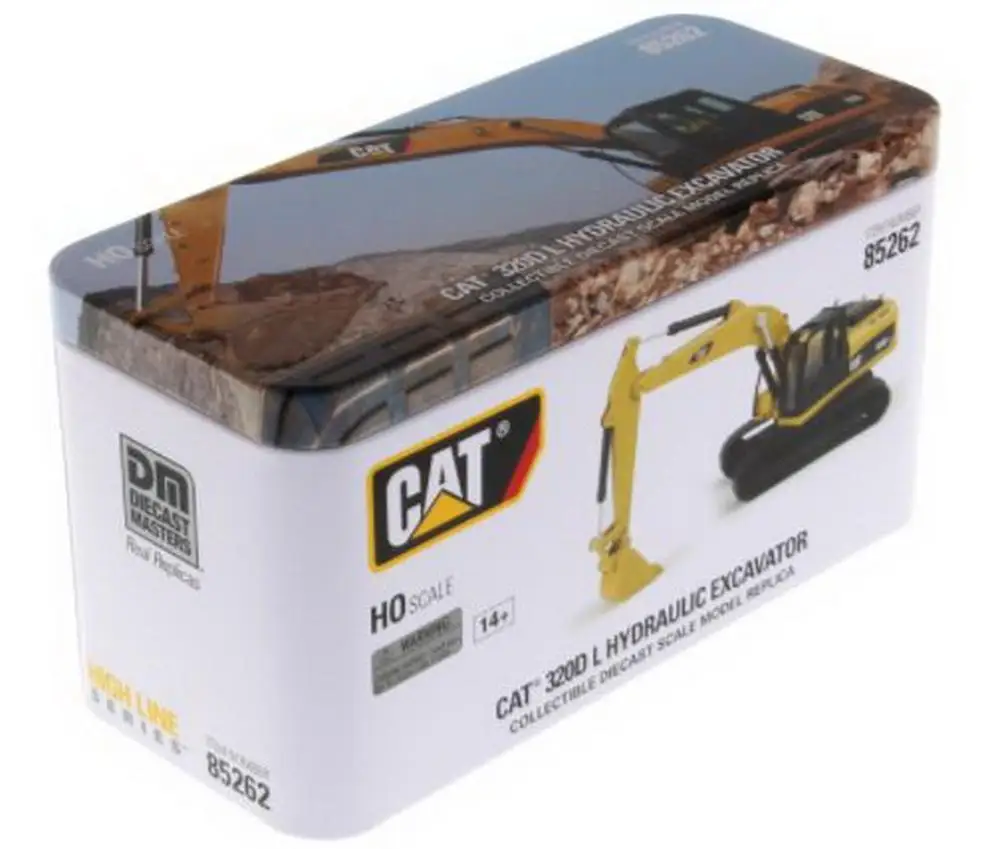 Diecast Masters 1/87 Scale Caterpillar Cat 320D L Hydraulic Excavator Model #85262 |