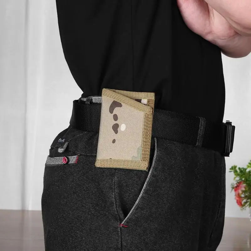 Наружный портативный нейлоновый Карманный кошелек сумка для хранения карт EDC