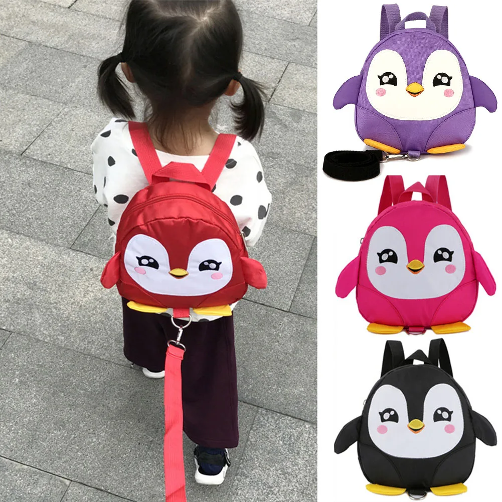 Рюкзак с ремнем для детей ясельного возраста милый безопасный рюкзак карманом на