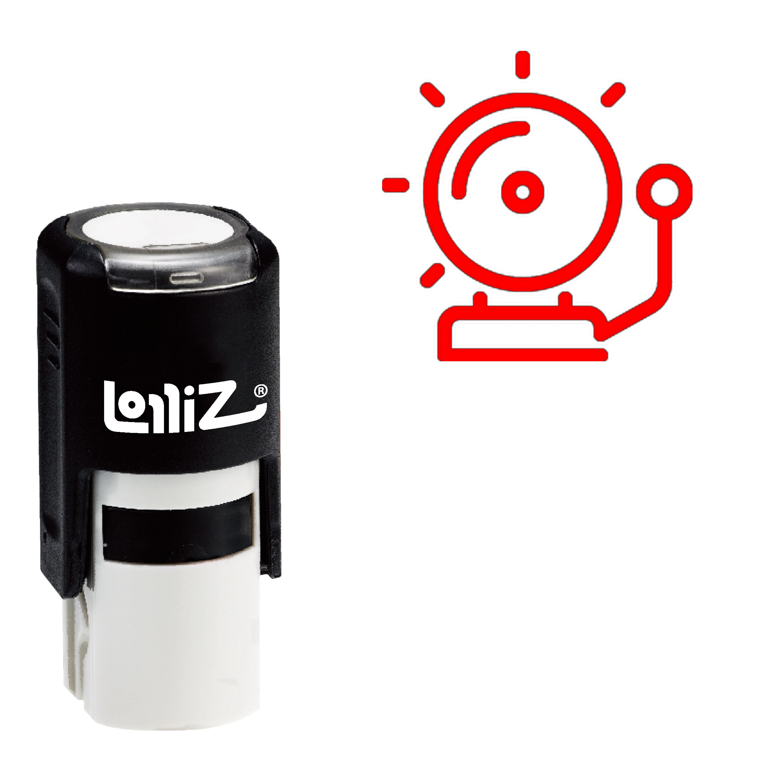 

LolliZ Alarm самоклеящаяся резиновая печать-Современная серия символов