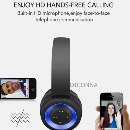 Беспроводные Bluetooth наушники Складные стерео с тяжелыми басами | Электроника