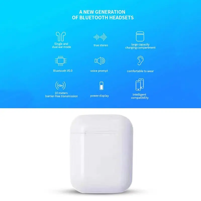 I5 TWS беспроводные Bluetooth вакуумные стереонаушники с сенсорным управлением