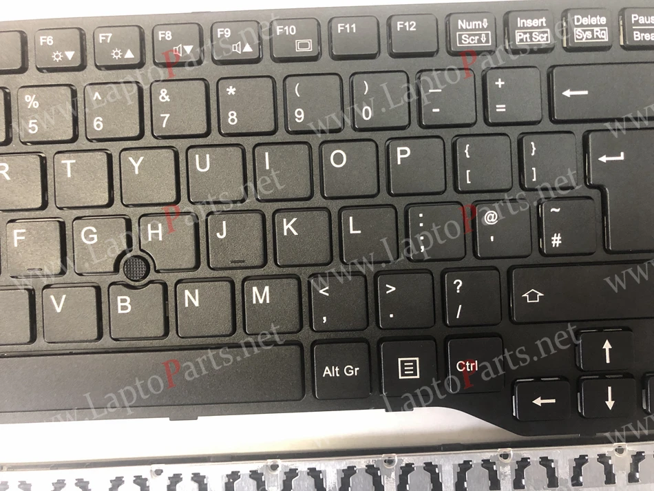 Клавиатура для ноутбука Fujistu E754 Lifebook E753 E756 E554 E556 с черной рамкой и расположением