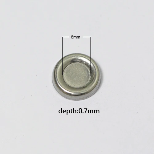 Beadsnice Stainless Steel Cabochon Tray Blank Bezel Setting DIY Jewelry Findings 38682 | Украшения и аксессуары