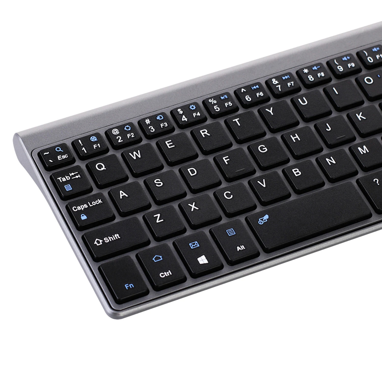 Vococal 2 4 ГГц мини Беспроводная игровая клавиатура сенсорная панель для ТВ