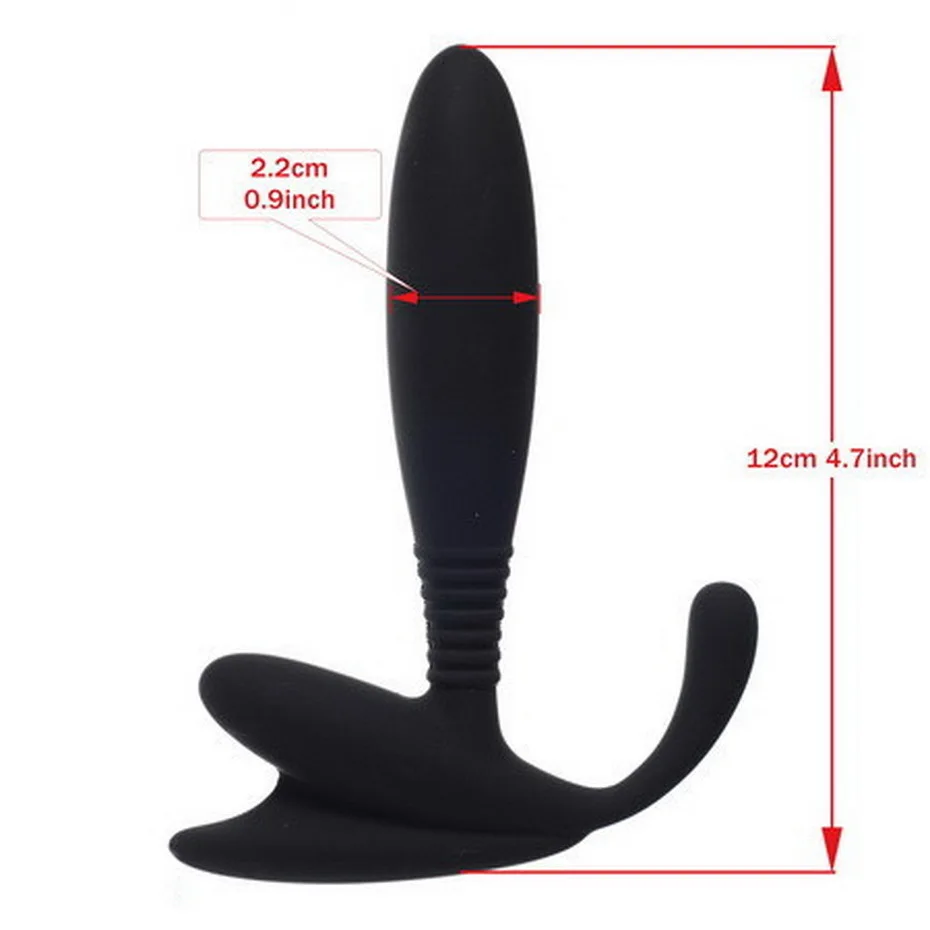 HIMALL силиконовый мужской массажер простаты с дистанционным управлением 7