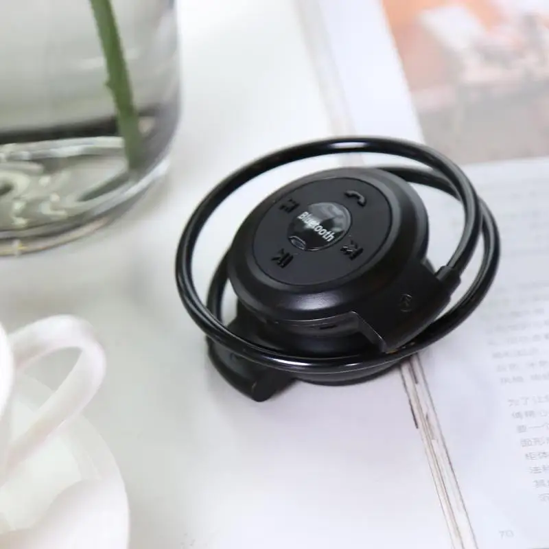 Мини Bluetooth 4 2 гарнитура с fm радио Спортивные Беспроводные наушники музыкальные