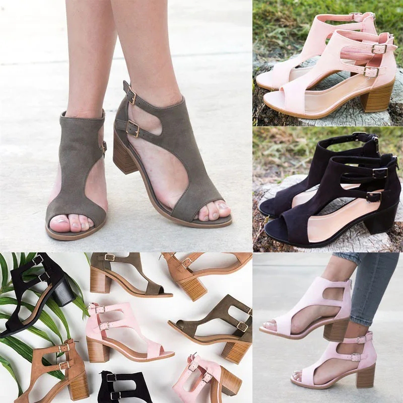 Sandalias Mujer 2020 женские летние босоножки на высоком каблуке обувь из искусственной