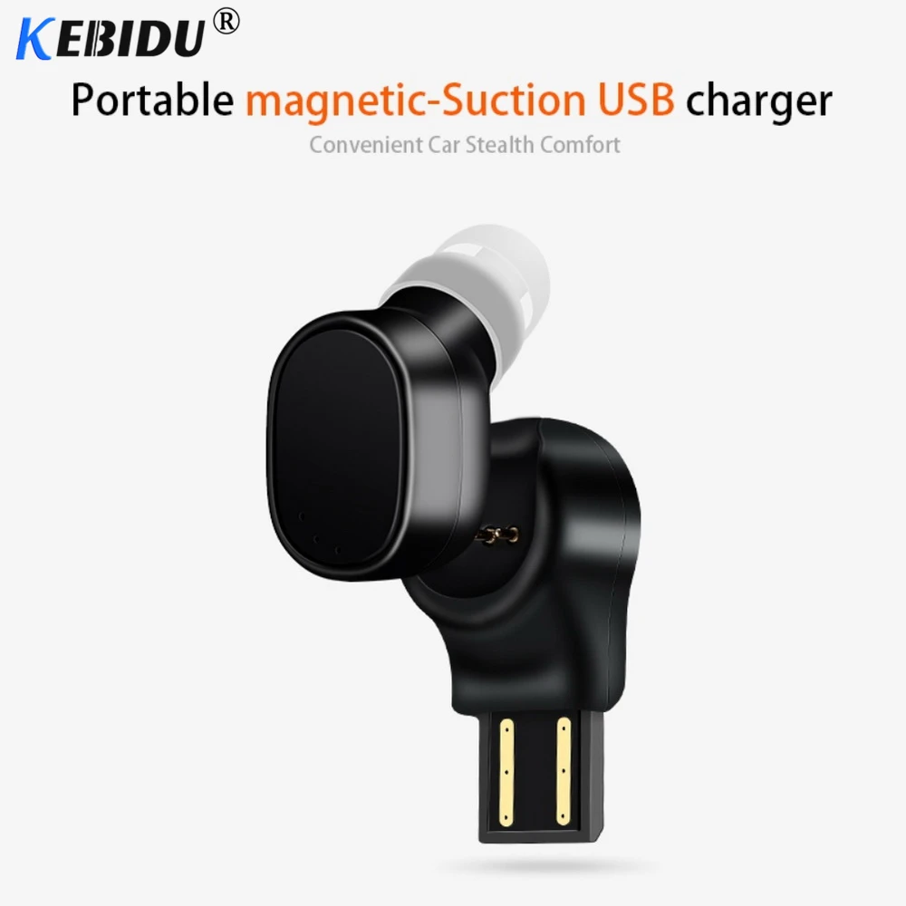 Bluetooth гарнитура kebidu X12 мини беспроводные наушники портативные USB магнитные для