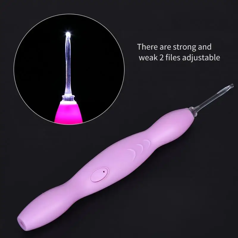 Zerodis USB Rehargeable Light Up крючком Крючки Иглы ручного плетения набор швейных