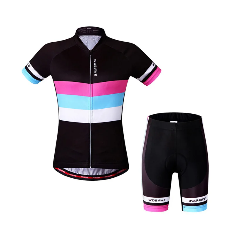Cycling Suit Women Short Sleeves MTB Jersey And Pants | Спорт и развлечения