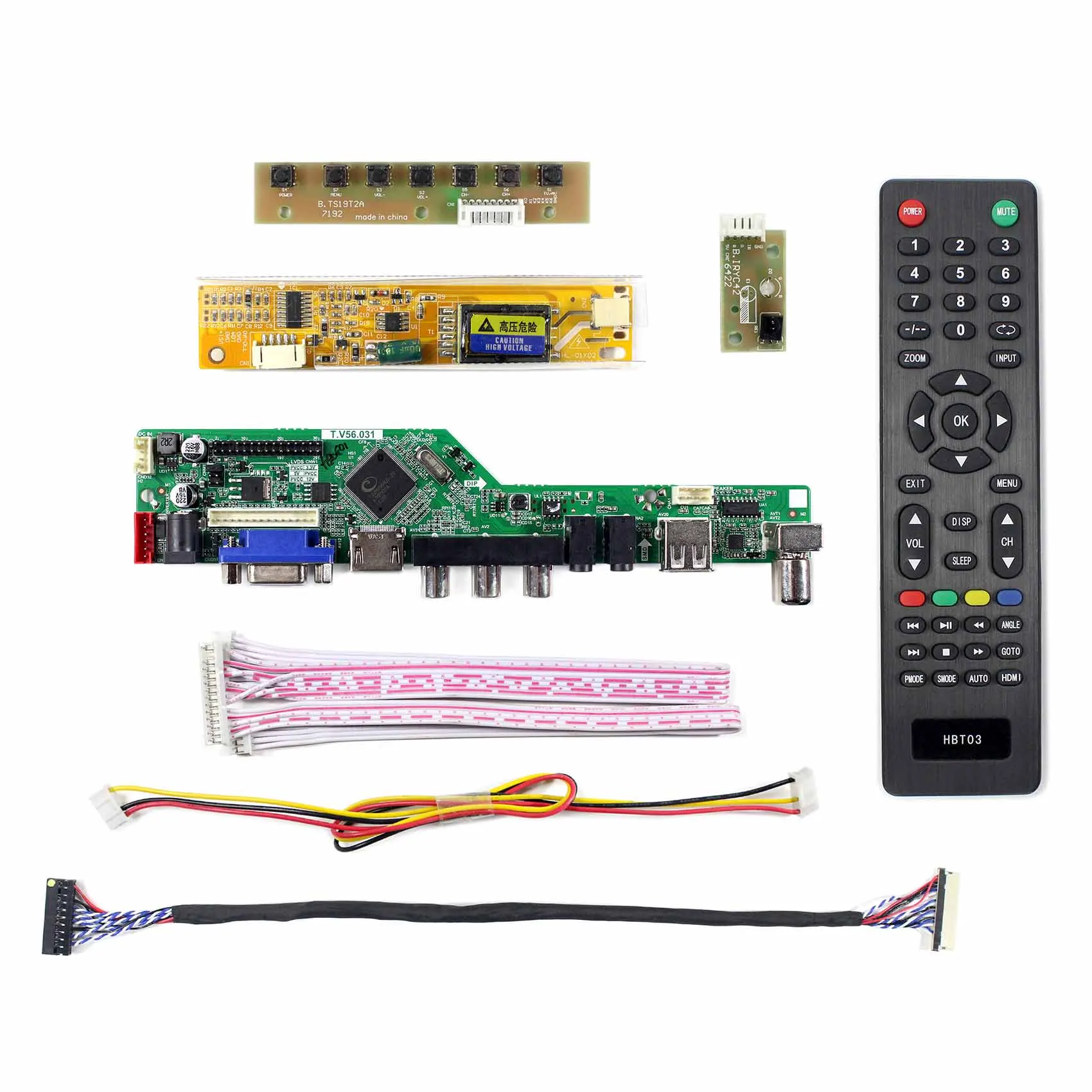 Плата контроллера HD MI VGA AV USB RF LCD работает для 12 1 дюймов 1280x800 B121EW01 V0 13 3 LTD133EX2K |